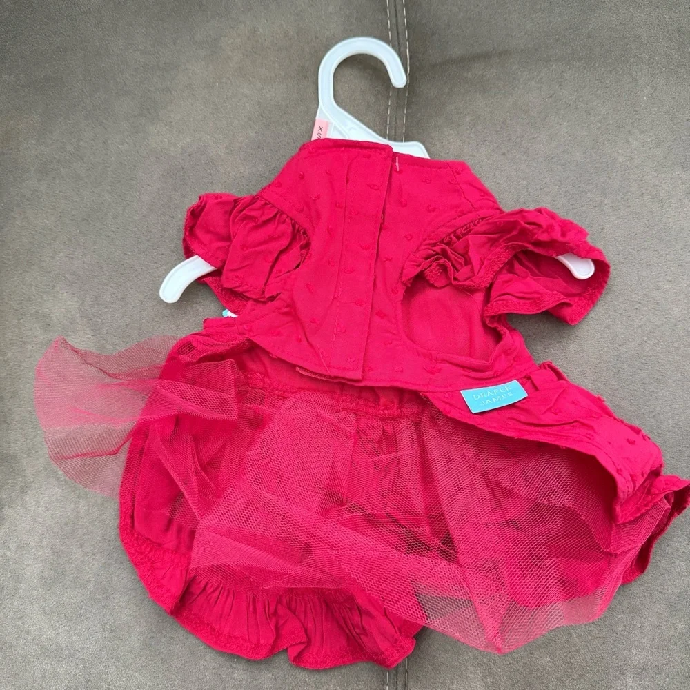 🆕 Draper James Dog Outfit Bundle XS Dresses & Sweatshirt 3 Piece Bundle